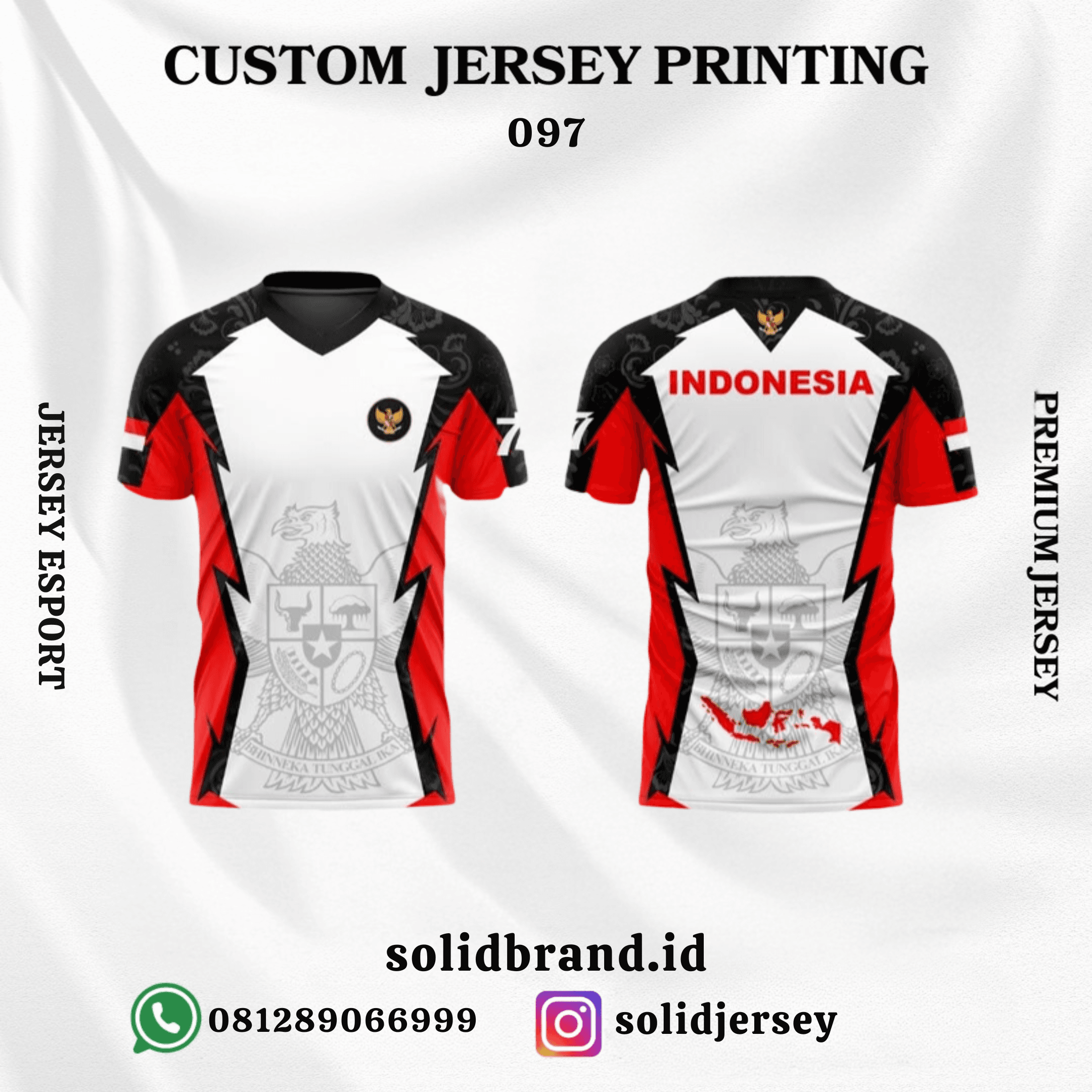 SOLID Jersey Esport Custom – Full Printing