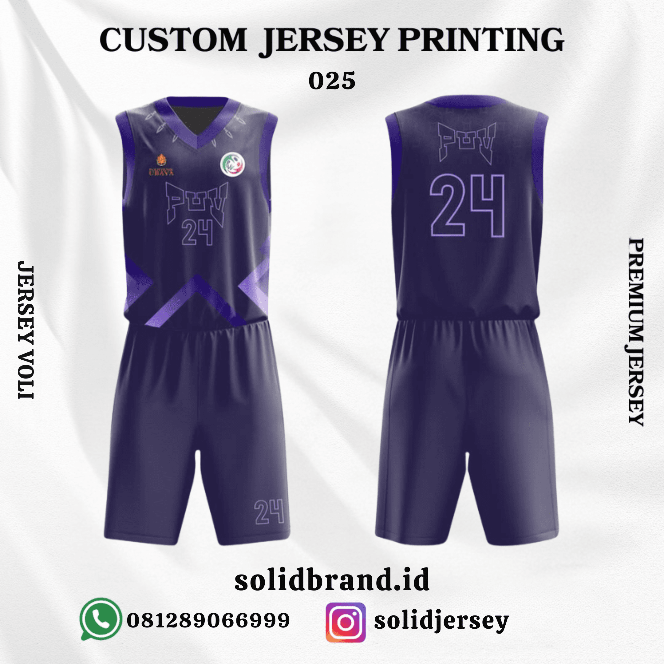 SOLID Jersey Voli Custom – Full Printing
