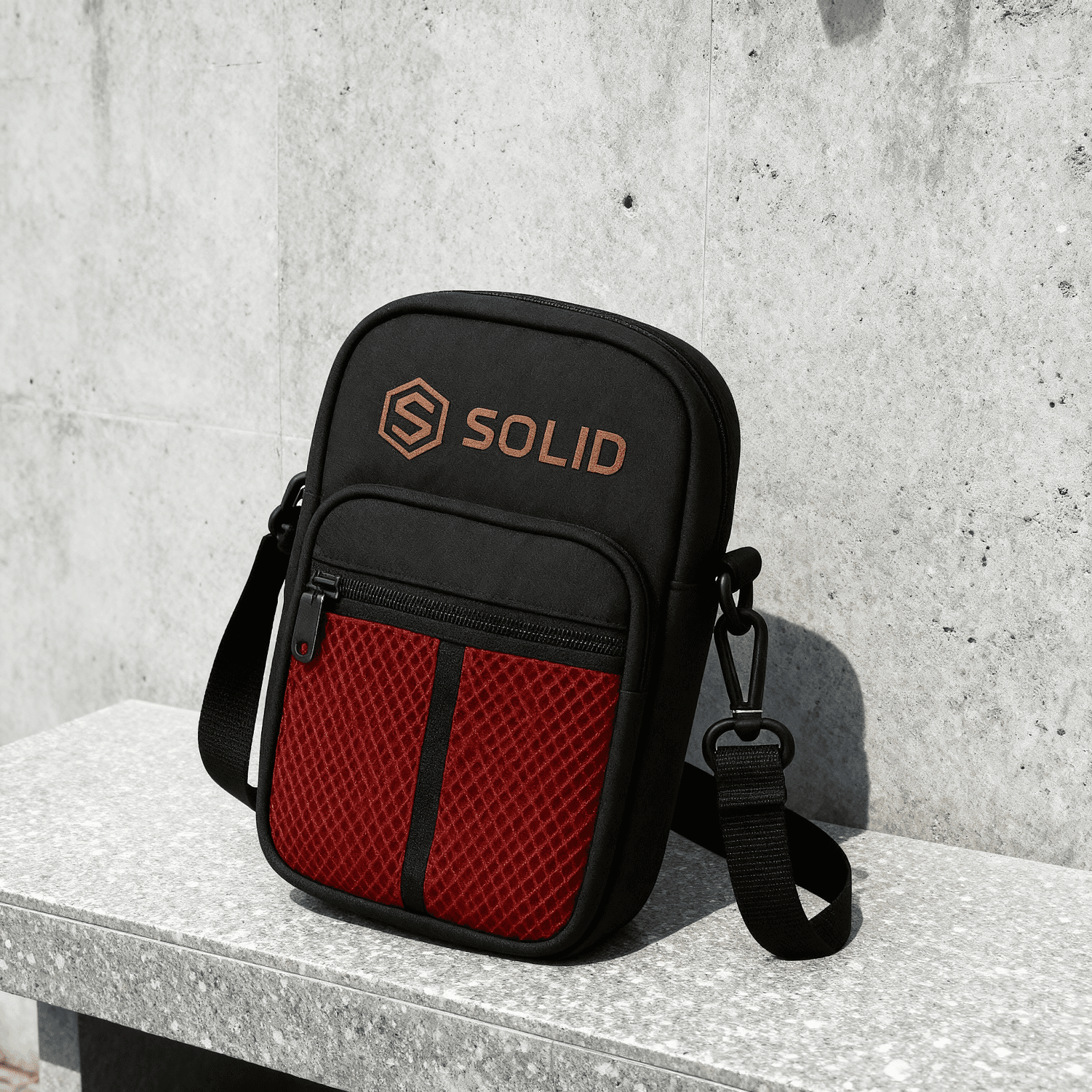 SOLID Mini Sling Bag – Tas Selempang Pria Wanita