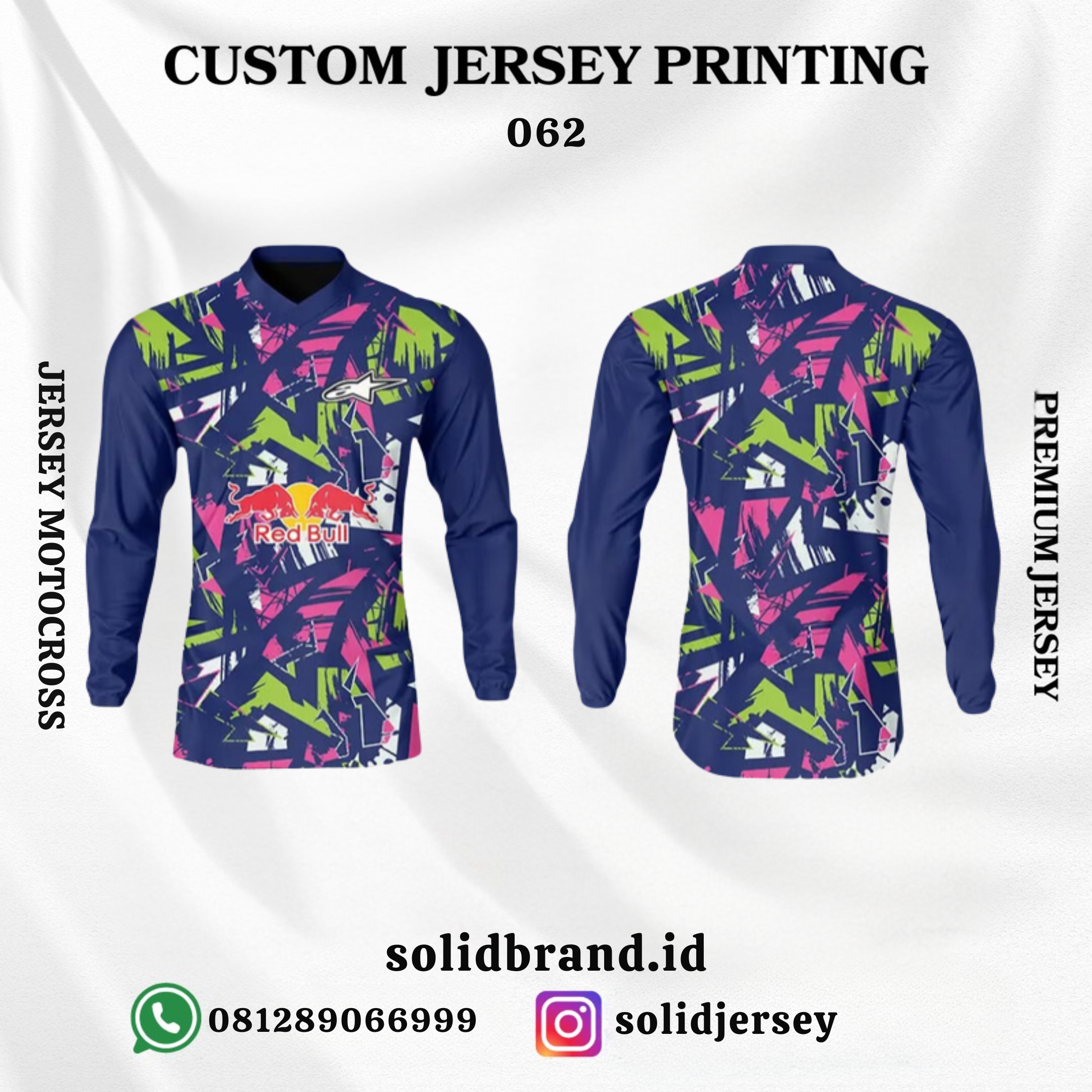 SOLID Jersey Motocross Custom – Full Printing