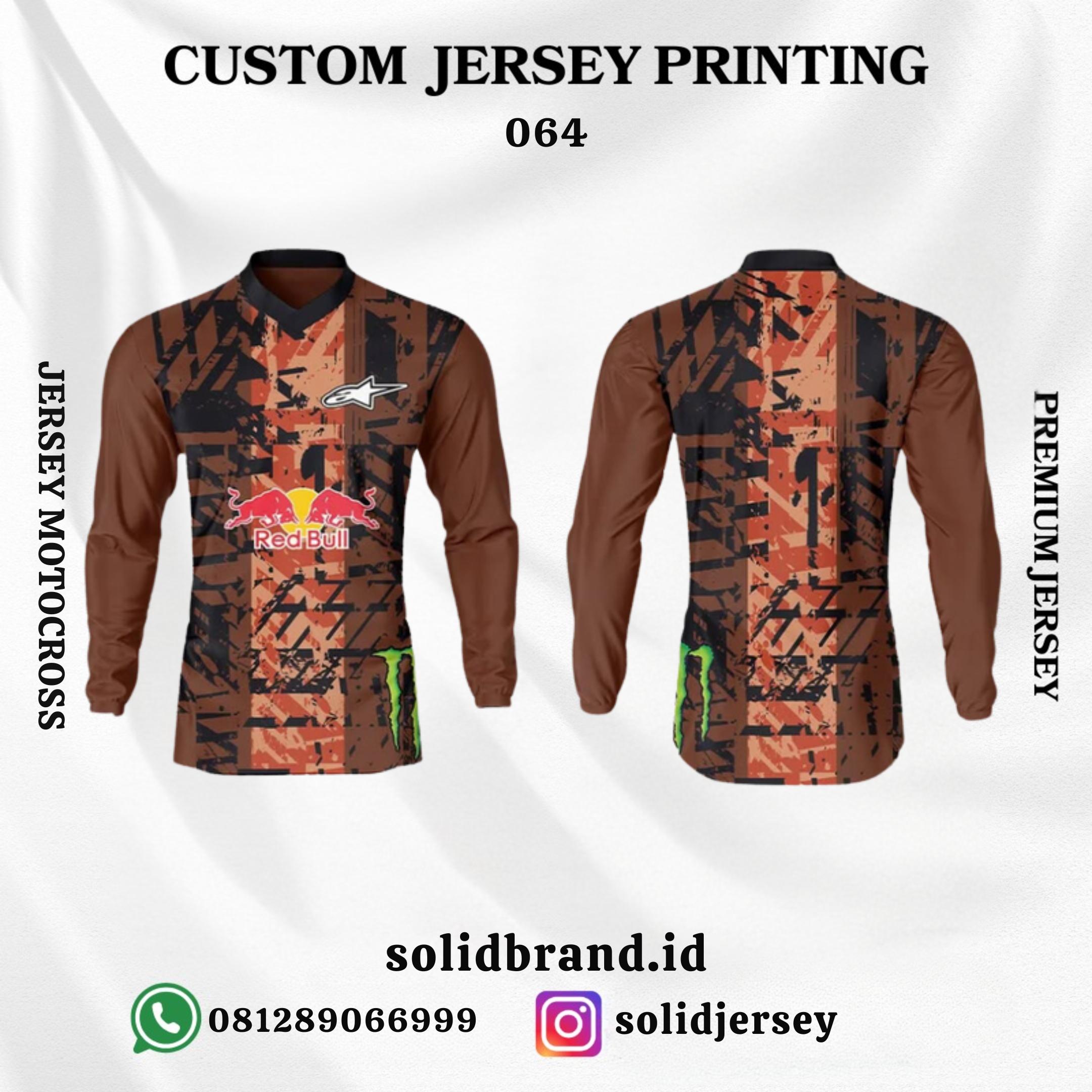 SOLID Jersey Motocross Custom – Full Printing