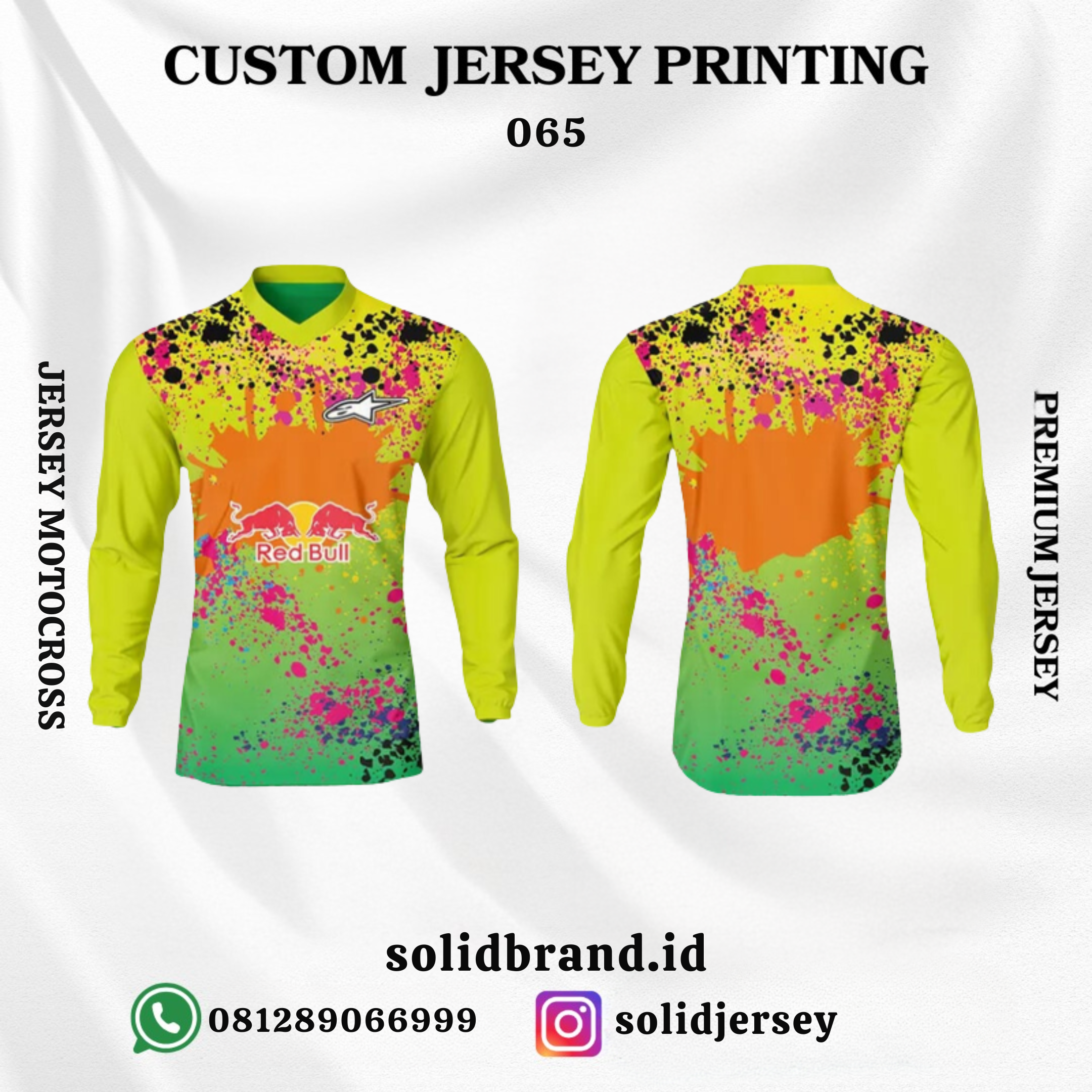 SOLID Jersey Motocross Custom – Full Printing