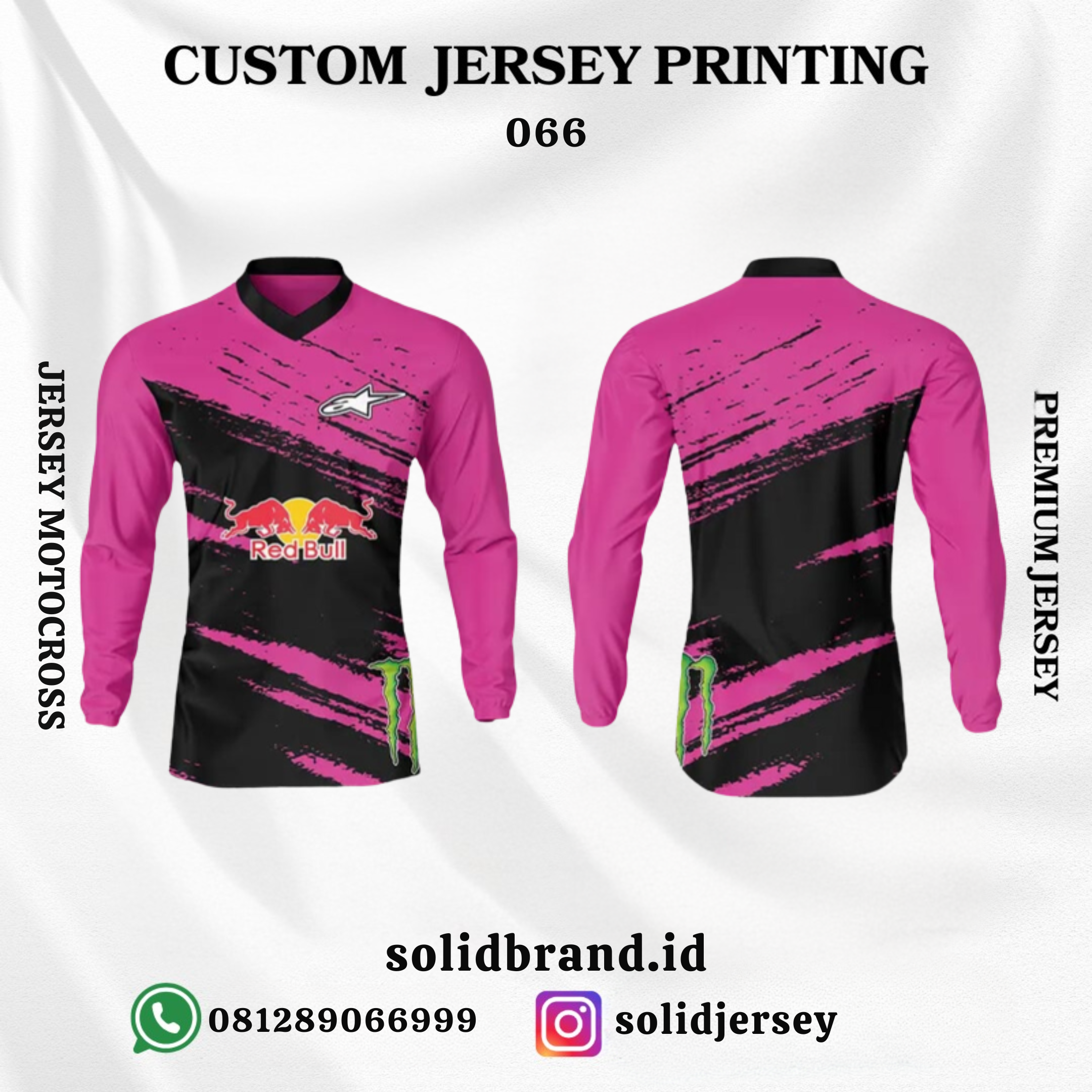 SOLID Jersey Motocross Custom – Full Printing