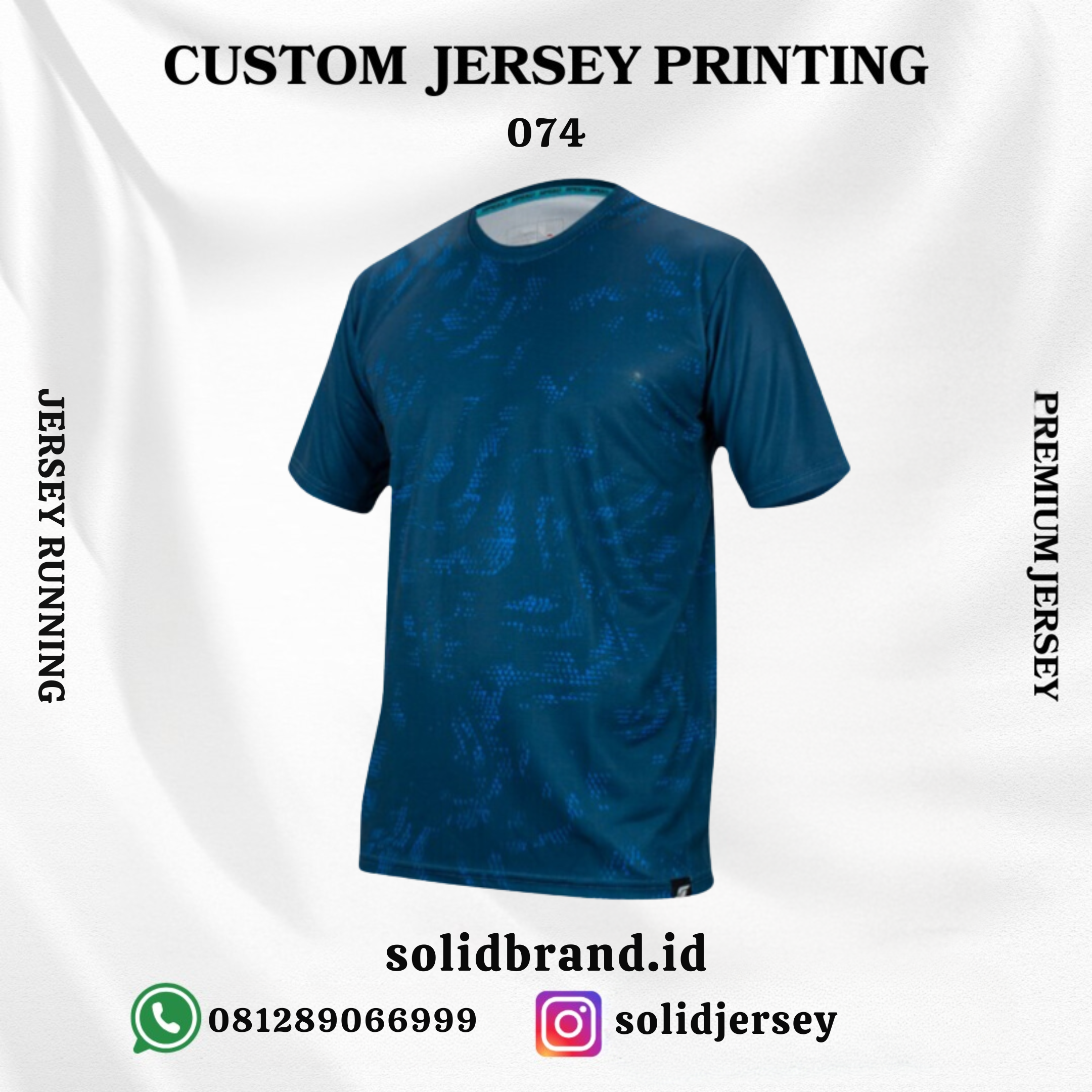 SOLID Jersey Running Custom – Full Printing