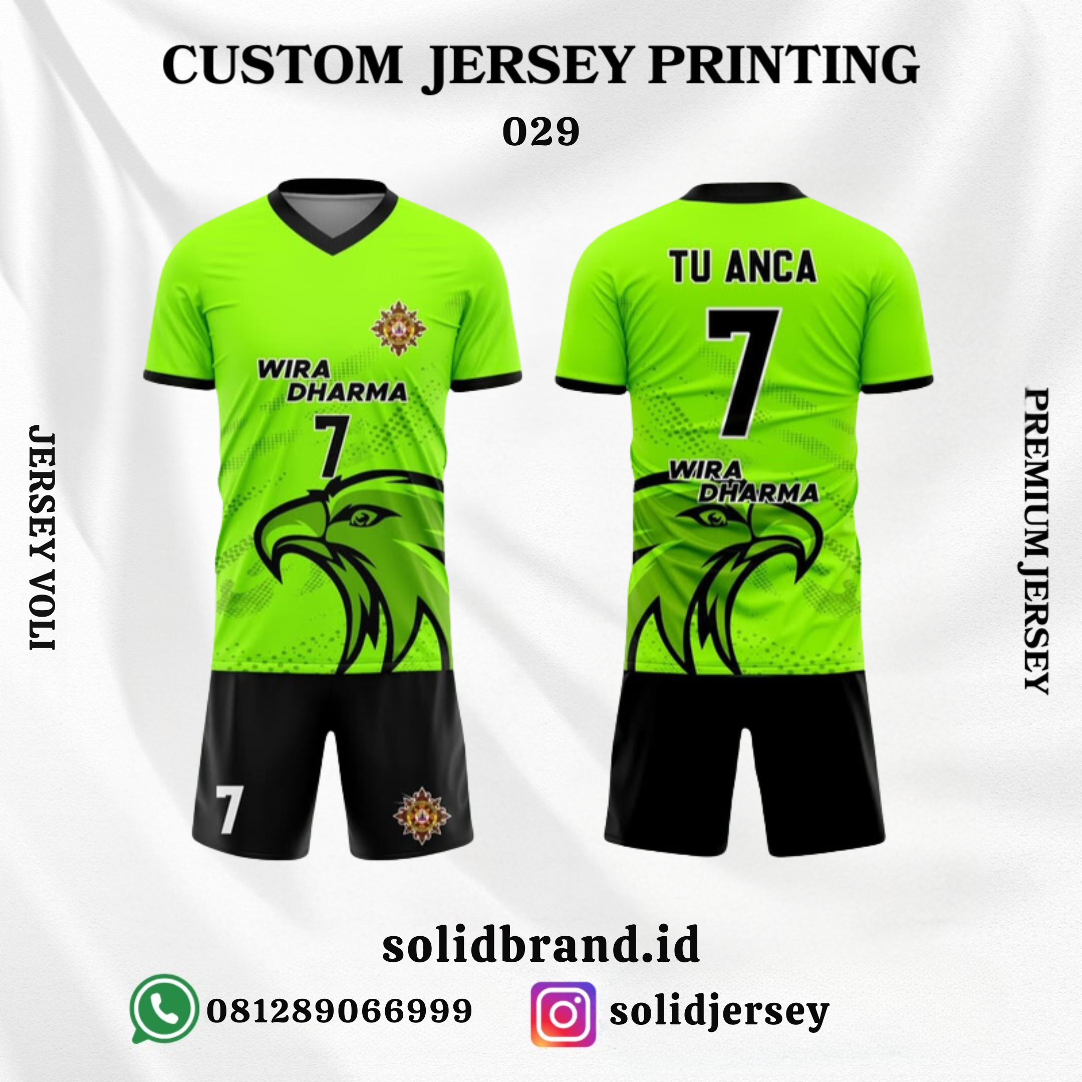 SOLID Jersey Voli Custom – Full Printing