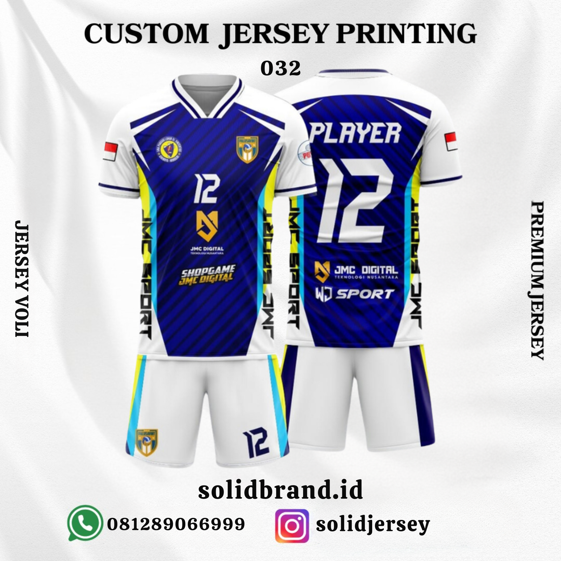 SOLID Jersey Voli Custom – Full Printing