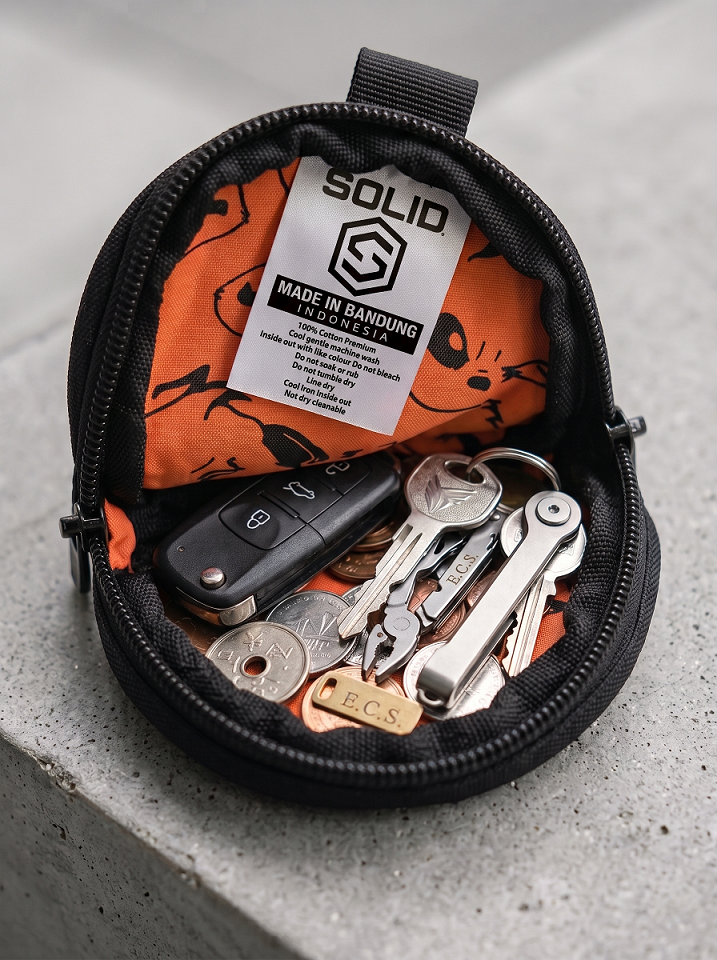 SOLID Pouch Bag – Mini Coin & Key Organizer