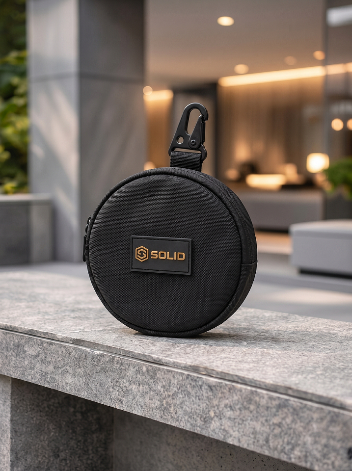 SOLID Pouch Bag – Mini Coin & Key Organizer