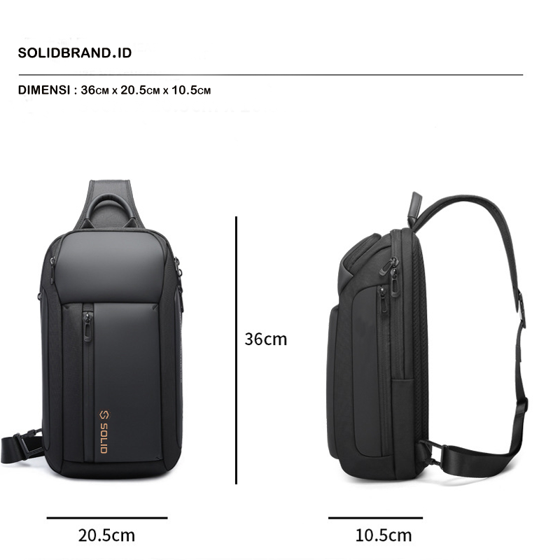 SOLID Titan Sling Bag – Tas Selempang Pria Wanita